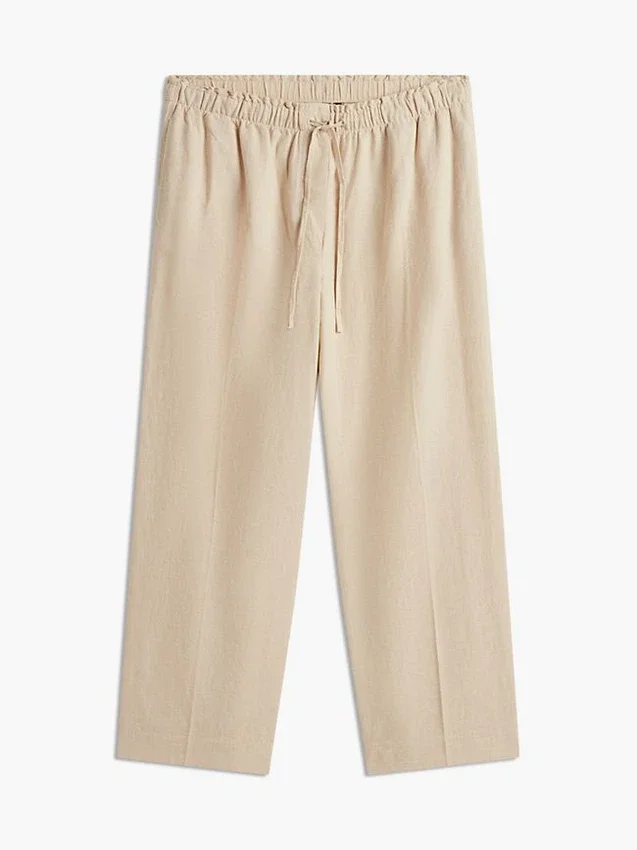 Lightweight Linen-Blend Pull-On Pant Lightweight Linen-Blend Pull-On Pant