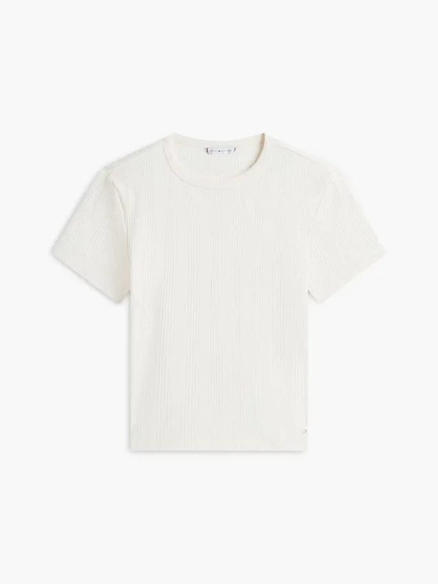 Lightweight Rib-Knit T-Shirt Lightweight Rib-Knit T-Shirt
