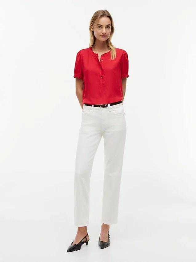 Lightweight Shirred Pullover Shirt Lightweight Shirred Pullover Shirt