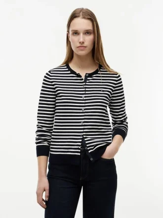 Lightweight Striped Cardigan