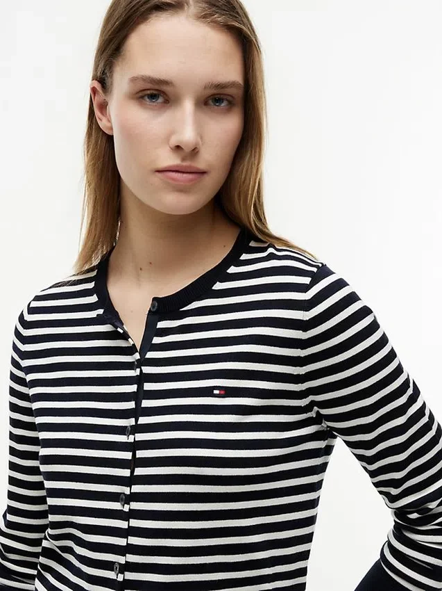 Lightweight Striped Cardigan Lightweight Striped Cardigan
