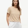 Linen-Blend Crewneck T-Shirt Linen-Blend Crewneck T-Shirt