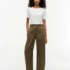 Linen-Blend Crewneck T-Shirt Linen-Blend Crewneck T-Shirt