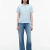 Linen-Blend Crewneck T-Shirt Linen-Blend Crewneck T-Shirt