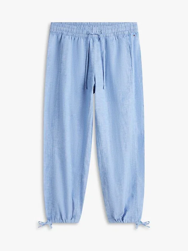 Linen-Cotton Blend Pull-On Pant Linen-Cotton Blend Pull-On Pant