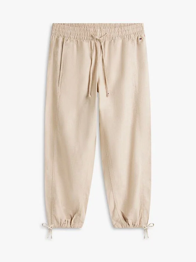 Linen-Cotton Blend Pull-On Pant Linen-Cotton Blend Pull-On Pant
