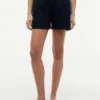Linen-Cotton Blend Pull-On Short Linen-Cotton Blend Pull-On Short