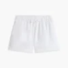 Linen-Cotton Blend Pull-On Short Linen-Cotton Blend Pull-On Short