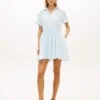Linen Mini Shirtdress