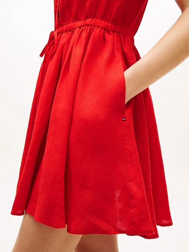 Linen Mini Shirtdress Linen Mini Shirtdress