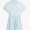 Linen Mini Shirtdress