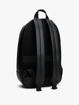 Logo Stripe Pebbled Backpack Logo Stripe Pebbled Backpack