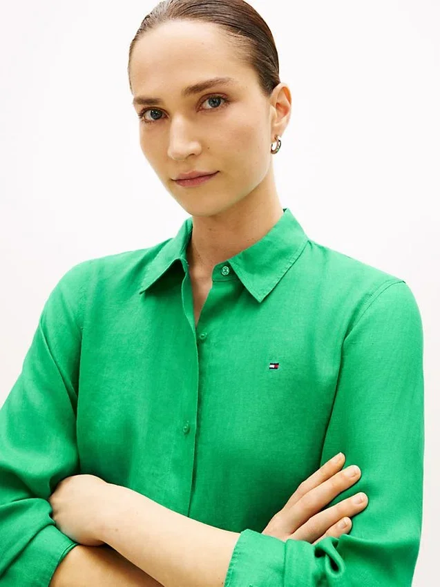 Long-Sleeve Linen Shirt Long-Sleeve Linen Shirt
