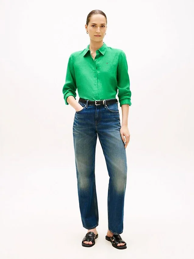 Long-Sleeve Linen Shirt Long-Sleeve Linen Shirt