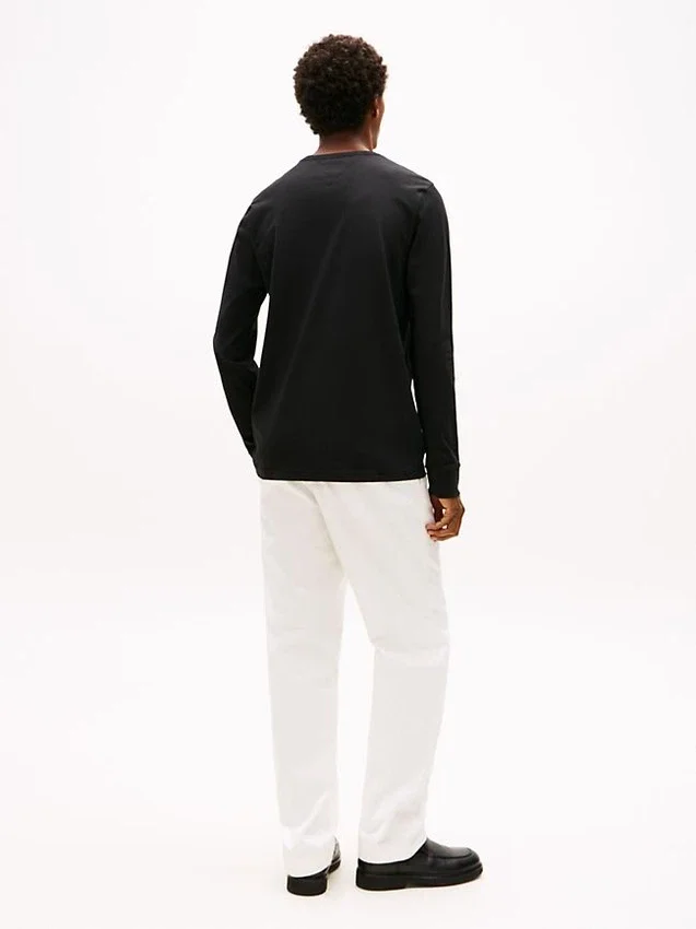 Long-Sleeve Tonal Flag Logo T-Shirt Long-Sleeve Tonal Flag Logo T-Shirt