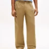 Loose Fit Pleated Paper-Touch Pant