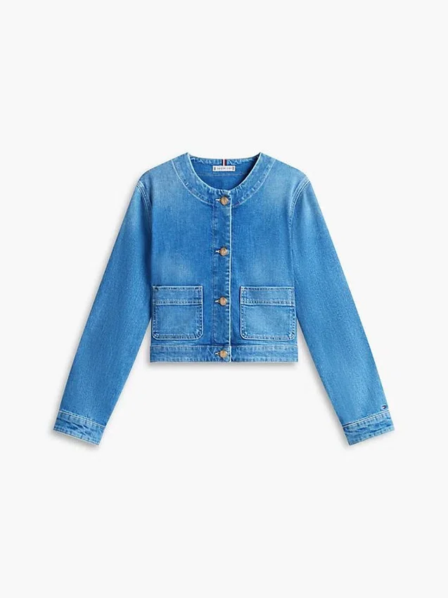 Medium Wash Denim Lady Jacket Medium Wash Denim Lady Jacket