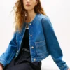 Medium Wash Denim Lady Jacket Medium Wash Denim Lady Jacket
