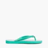 Metal Hardware Monogram Print Flip-Flop Metal Hardware Monogram Print Flip-Flop