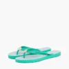 Metal Hardware Monogram Print Flip-Flop Metal Hardware Monogram Print Flip-Flop