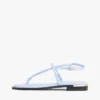 Metallic Accent Leather Sandal Metallic Accent Leather Sandal
