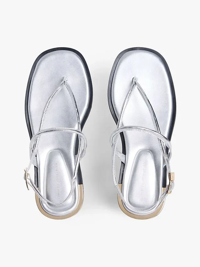 Metallic Leather Sandal Metallic Leather Sandal