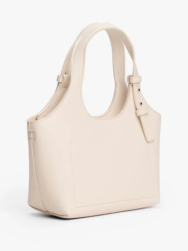 Metallic Logo Pebbled Mini Tote Bag Metallic Logo Pebbled Mini Tote Bag