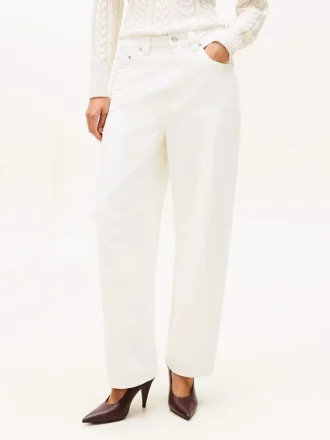 Mid-Rise Barrel Jean
