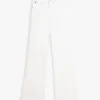 Mid-Rise Stretch Flare Jean