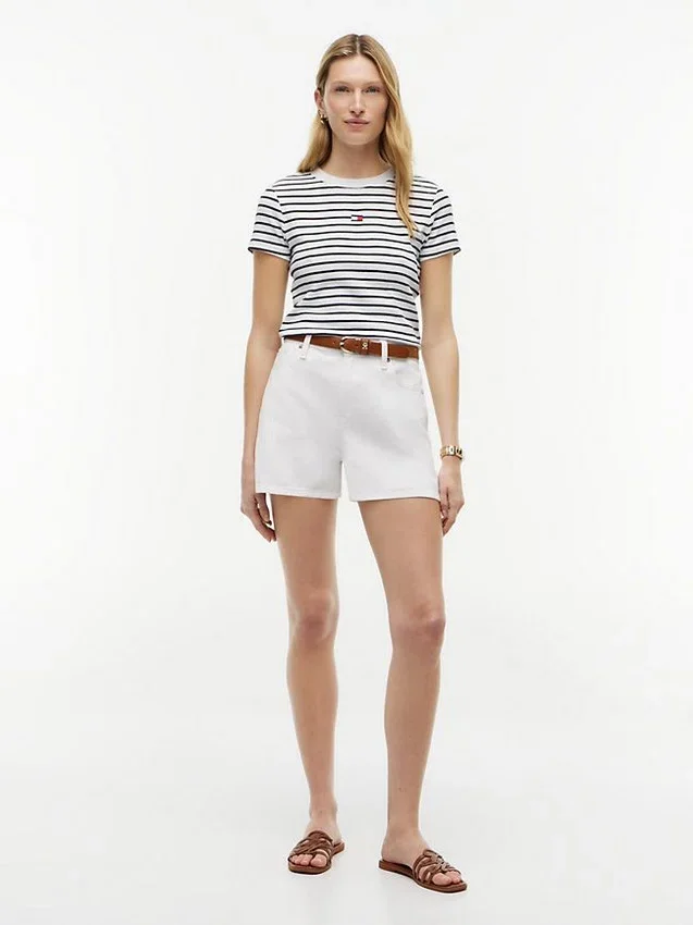 Mini Flag Logo Striped Favorite T-Shirt Mini Flag Logo Striped Favorite T-Shirt