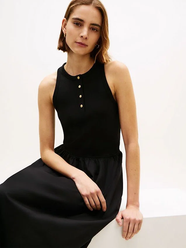 Mix Media Tank Dress Mix Media Tank Dress