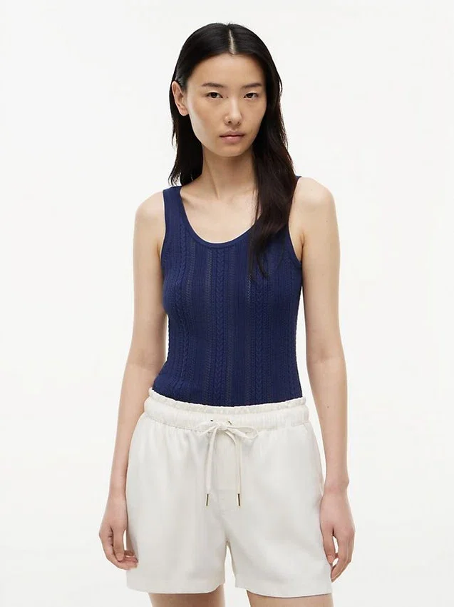 Mixed-Knit Tank Top Mixed-Knit Tank Top