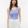 Mixed-Knit Tank Top Mixed-Knit Tank Top