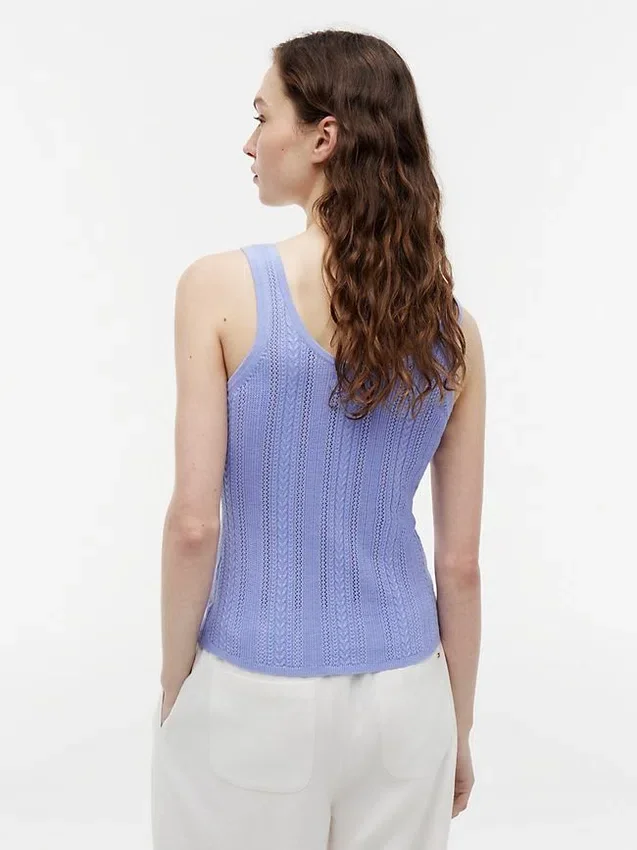 Mixed-Knit Tank Top Mixed-Knit Tank Top