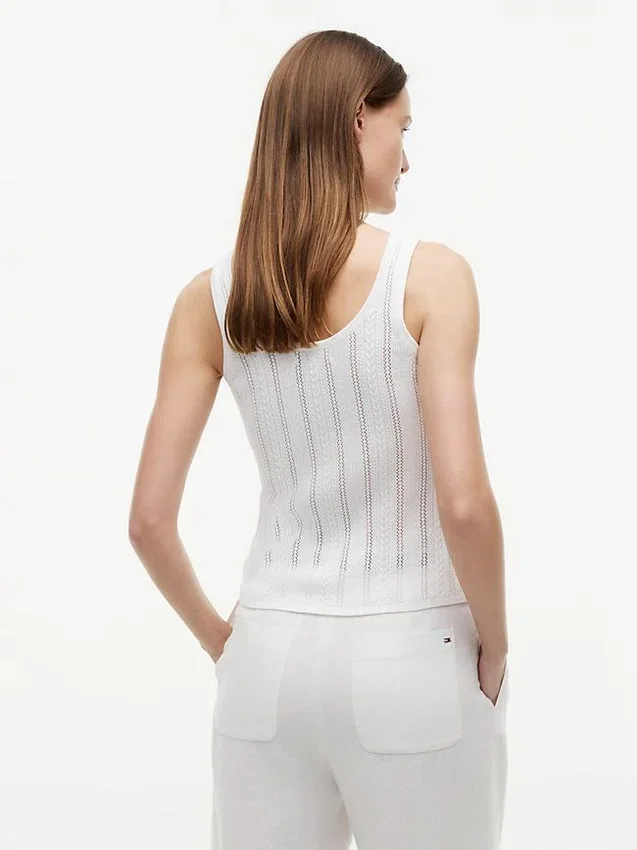Mixed-Knit Tank Top Mixed-Knit Tank Top