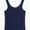 Mixed-Knit Tank Top Mixed-Knit Tank Top