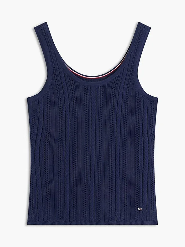 Mixed-Knit Tank Top Mixed-Knit Tank Top