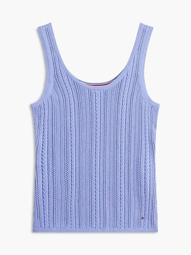 Mixed-Knit Tank Top Mixed-Knit Tank Top