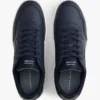 Mixed Media Leather Court Sneaker