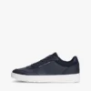 Mixed Media Leather Court Sneaker