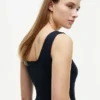 Mixed-Media Midi Tank Dress Mixed-Media Midi Tank Dress