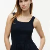 Mixed-Media Midi Tank Dress Mixed-Media Midi Tank Dress