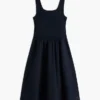 Mixed-Media Midi Tank Dress Mixed-Media Midi Tank Dress