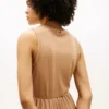 Mixed-Media Pleated Tank Dress Mixed-Media Pleated Tank Dress