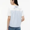 Mixed-Media Tie-Back T-Shirt Mixed-Media Tie-Back T-Shirt