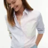 Mixed-Stripe Stretch Oxford Shirt Mixed-Stripe Stretch Oxford Shirt