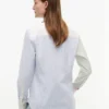Mixed-Stripe Stretch Oxford Shirt Mixed-Stripe Stretch Oxford Shirt