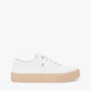 Mixed-Texture Canvas Platform Sneaker Mixed-Texture Canvas Platform Sneaker