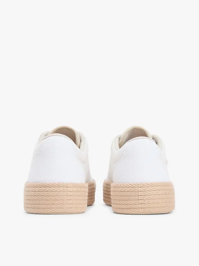 Mixed-Texture Canvas Platform Sneaker Mixed-Texture Canvas Platform Sneaker