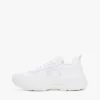 Mixed-Texture Chunky Leather Sneaker
